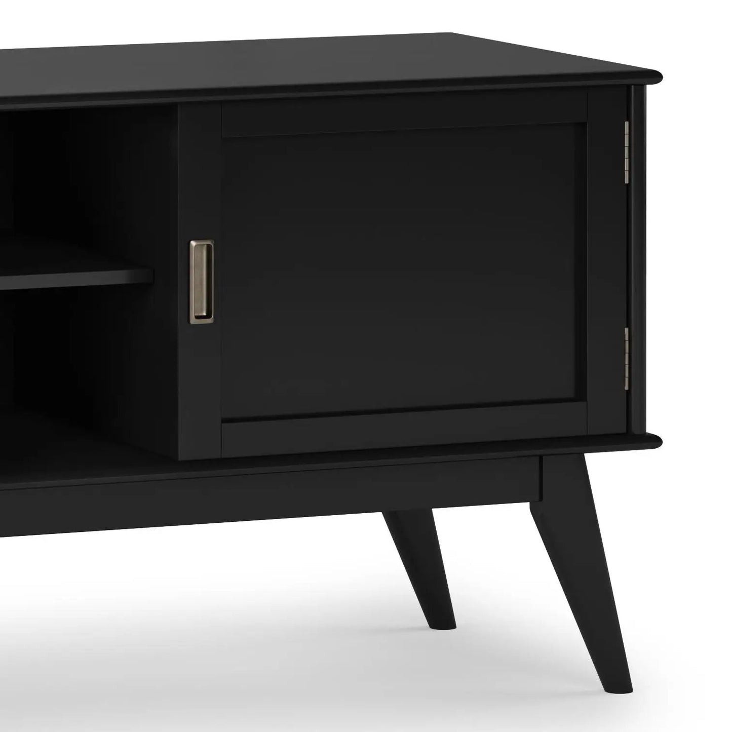 Draper Handcrafted Mid Century Low TV Media Stand
