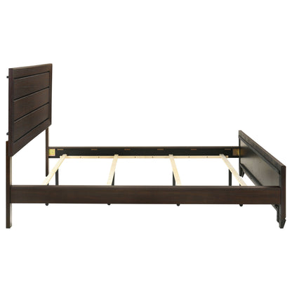 Modern Wood Panel Bed and a Sleek Headboard