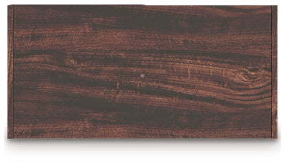 Glosmount cube organizer drawer front in dark woodgrain with subtle knots and a centered knob on Tampa Home & Garden Store