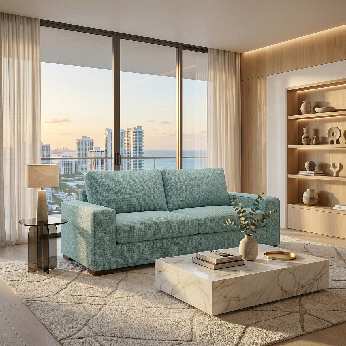 Modena Two Arm Sofa with Hardwood Frame and Foam