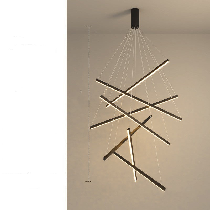 Lámparas de araña para apartamento pequeño de lujo ligero, modernas, sencillas, atmosféricas, para el instituto, vacías.