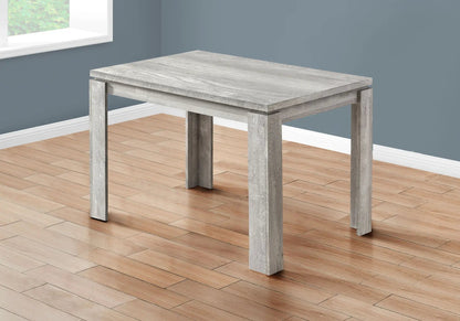 Rectangular small dining table in gray finish Contemporary design Unique Piece Furniture on Tampa Home & Garden Store