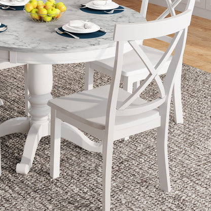 Elegant 5 Pieces Dining Table and 4 Chairs Set