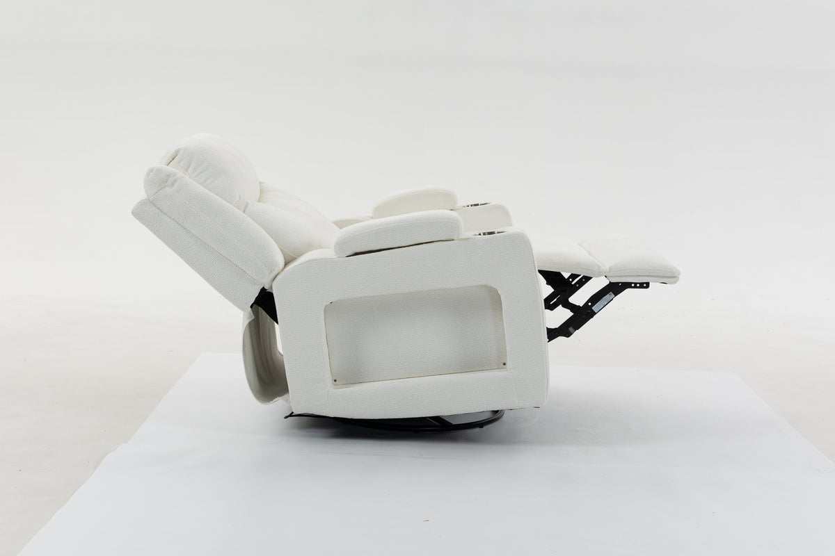 Extra Wide Power Recliner And Heat Massage