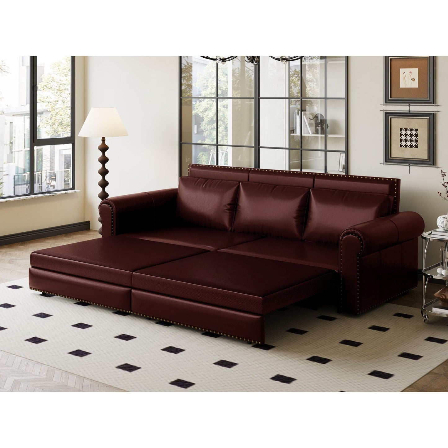 3 In 1 Convertible Sleeper and King Lounger