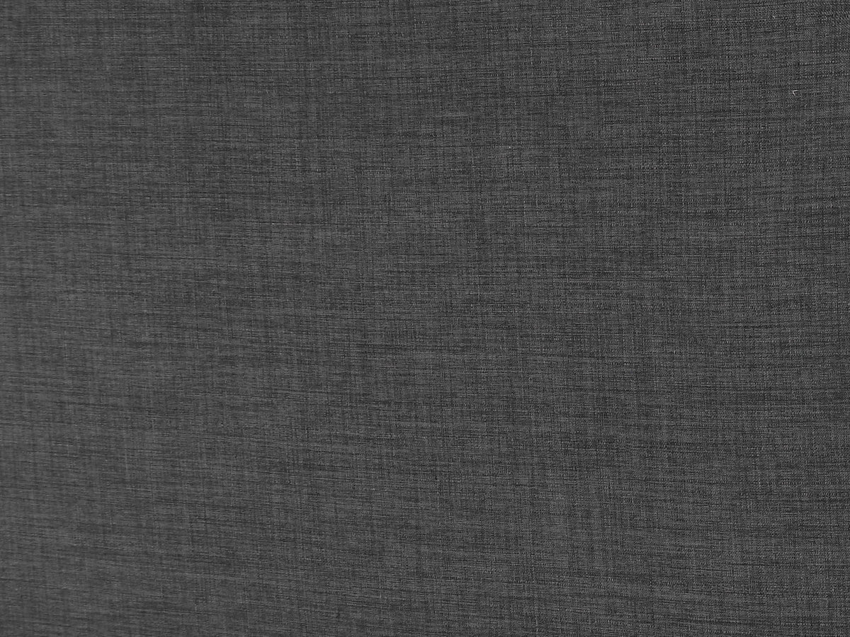 Kopa fabric upholstered bed texture in dark gray woven fabric close-up on Tampa Home & Garden Store