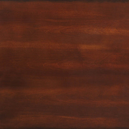 Dark brown wooden end table surface with rich grain texture on Tampa Home & Garden Store