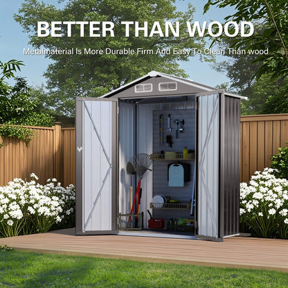 5 X 3 Feet Metal Storage Shed and a Lockable Door