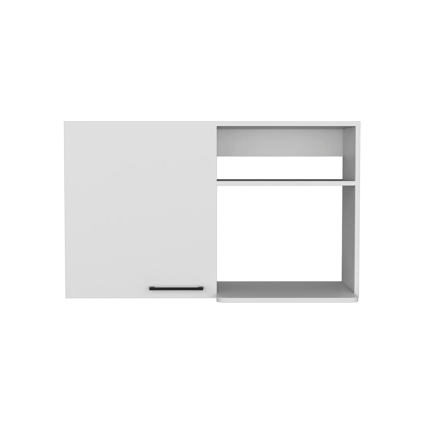 Burwood White Kitchen Wall Cabinet and Shelves