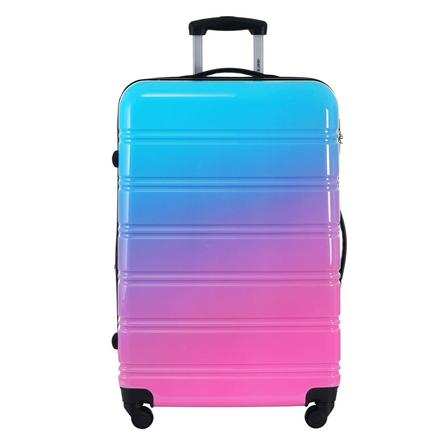 HouseOfZazla hardshell luggage set 3-piece gradient blue to pink with spinner wheels on Tampa Home & Garden Store