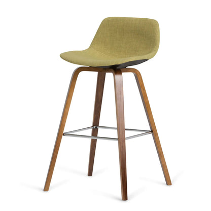 Randolph Bentwood counter stool set of 2, olive fabric, wood legs, Unique Piece Furniture on Tampa Home & Garden Store