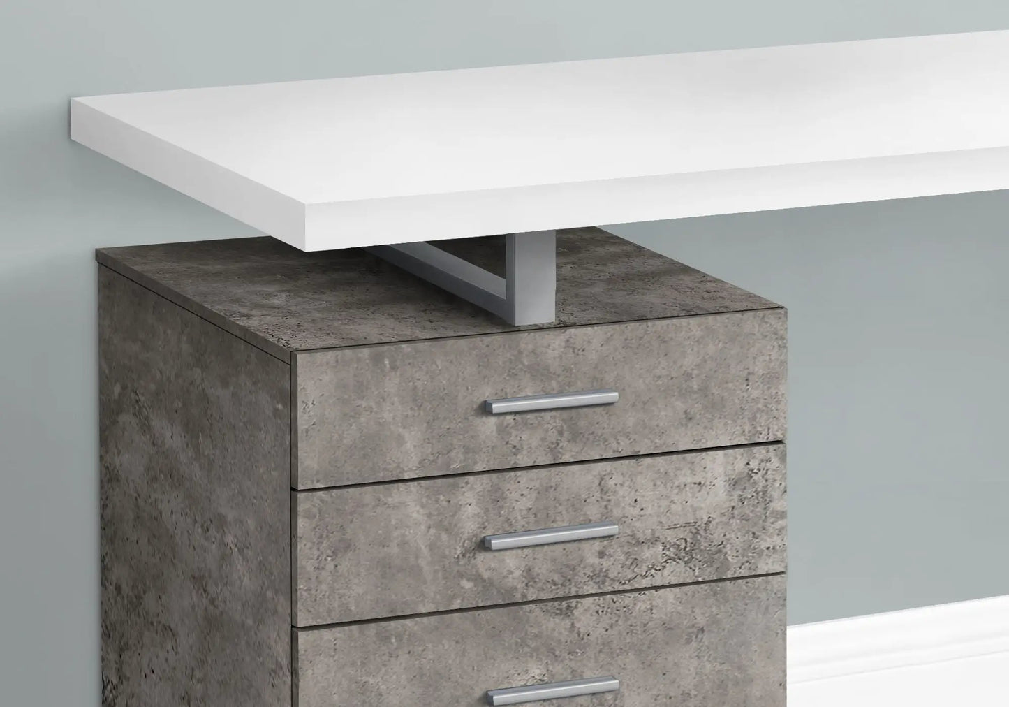 Computer Desk Left Right Setup Storage Drawers