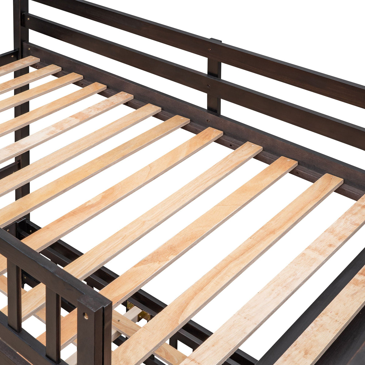 Bunk Bed With Six Drawers And Flexible Shelves
