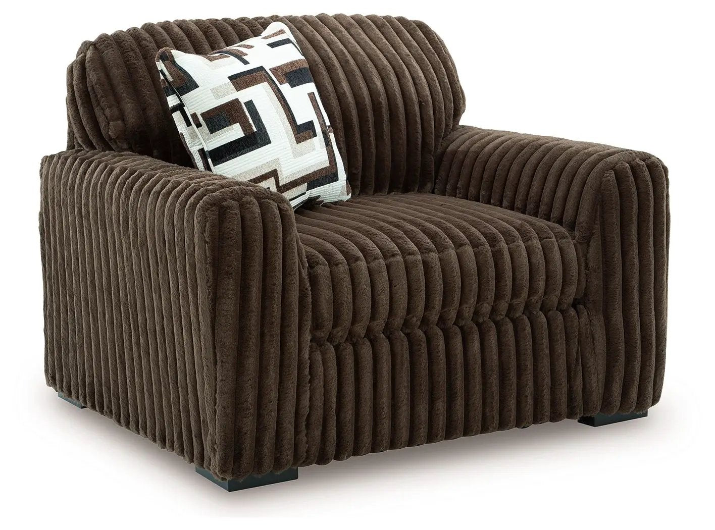 Midnight Madness Jumbo Corduroy Chair and a Half