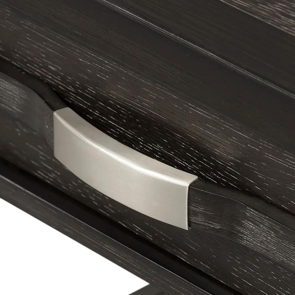 Elegant Wood End Table with Drawer and Shelf