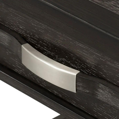 Elegant Wood End Table with Drawer and Shelf