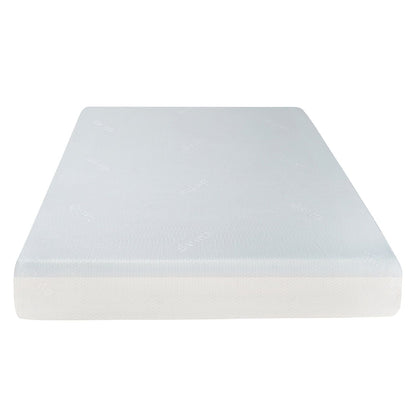 6 In Firm Gel Memory Foam Mattress In Pure White