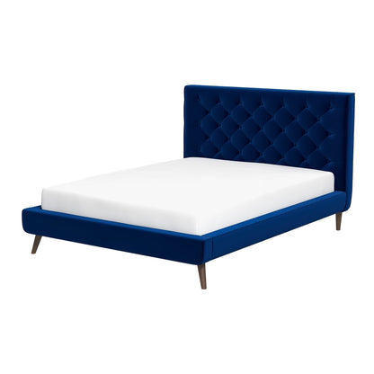Dillon Mid Century Platform Bed and Headboard