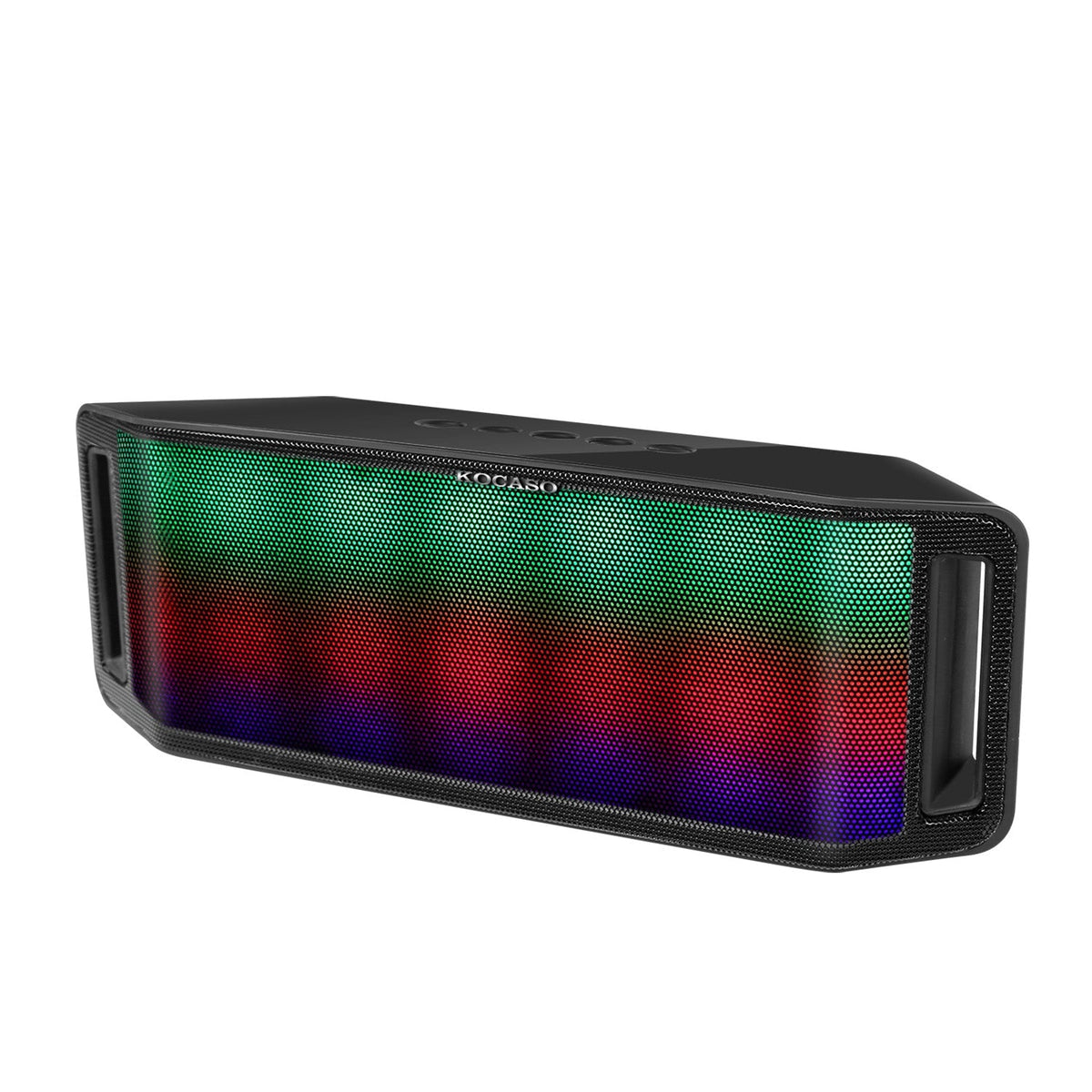 KOCASO LED wireless speaker with multicolor rainbow LED panel, portable Bluetooth speaker on Tampa Home & Garden Store