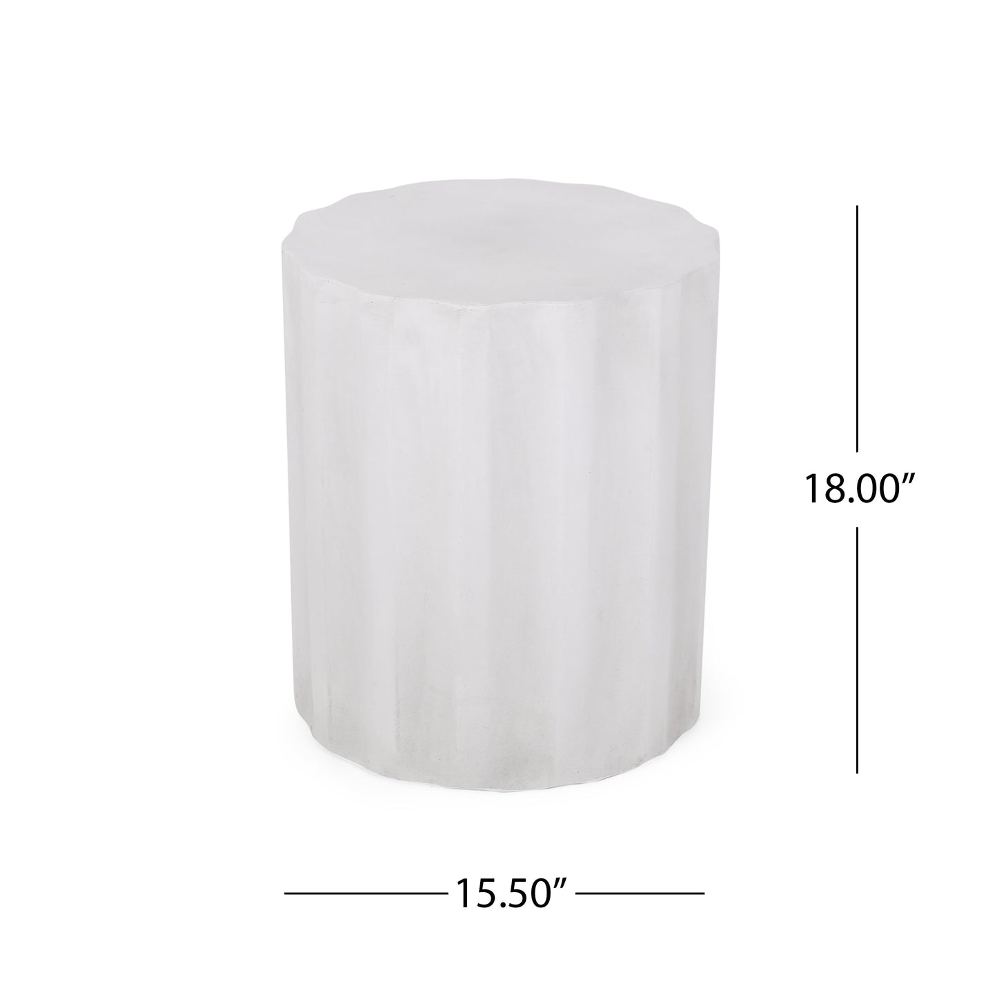 Lightweight Concrete Side Table for Home
