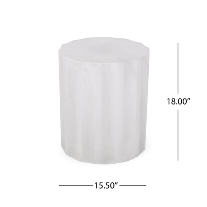 Lightweight Concrete Side Table for Home