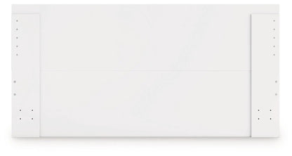 Onita Panel Platform Bed headboard in white with side rail screws, storage bed by Unique Piece Furniture on Tampa Home & Garden Store