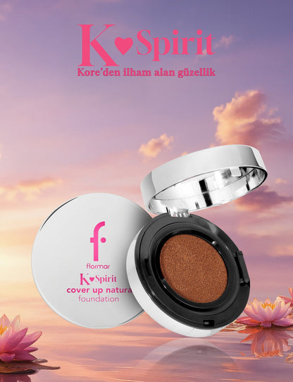 Flormar K-Spirit cushion foundation compact natural finish 15g on Tampa Home & Garden Store