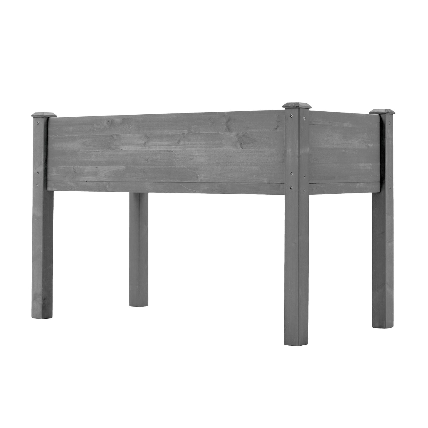 Solid Wood Raised Garden Bed and Wide Frame