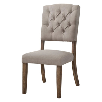 Bernard Weathered Side Chair Set of Two Dining