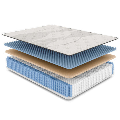 Diamond Nina Copper Cooling Supportive Hybrid Twin Mattress by HouseOfZazla, firm feel on Tampa Home & Garden Store