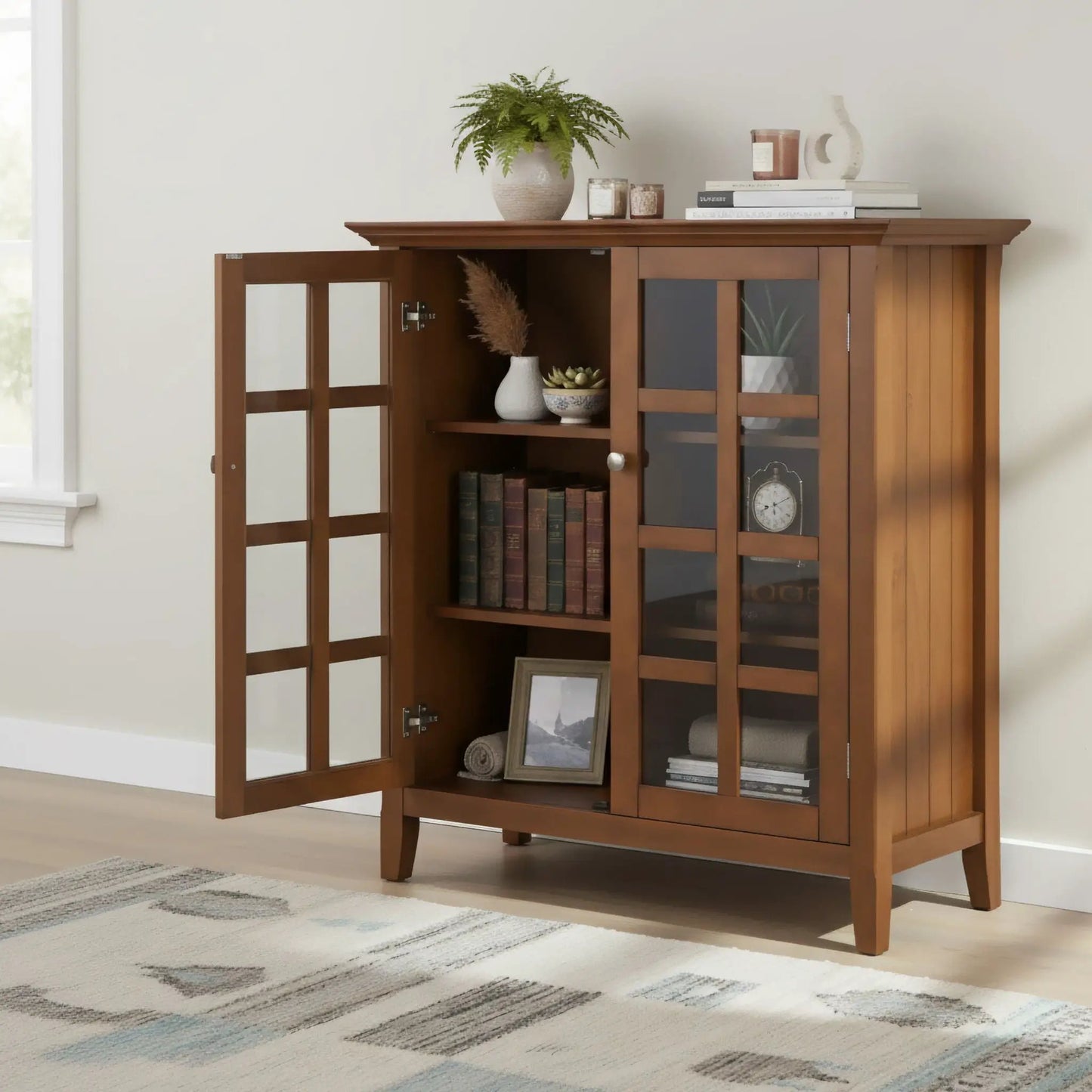 Acadian Medium Storage Cabinet Handcrafted