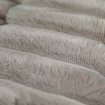 135in Cloud sectional couch close-up in beige plush fabric, HouseOfZazla Sofas on Tampa Home & Garden Store