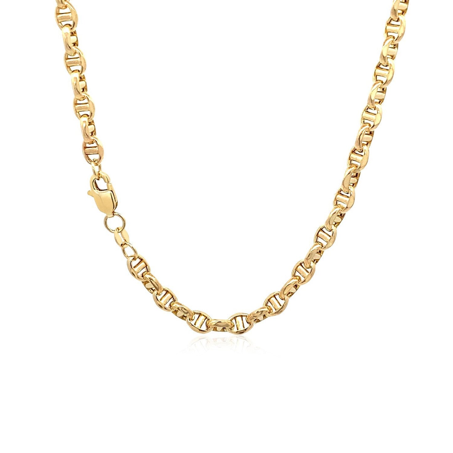 Anchor chain necklace 4.5mm, 14k yellow gold with lobster clasp by Bids.com on Tampa Home & Garden Store