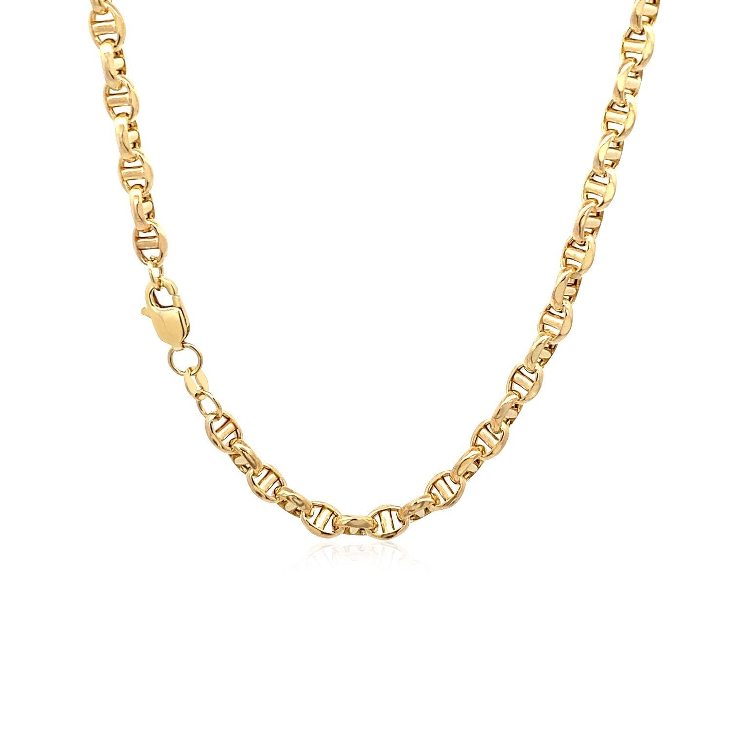 Anchor chain necklace 4.5mm, 14k yellow gold with lobster clasp by Bids.com on Tampa Home & Garden Store