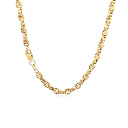 Anchor chain necklace 4.5mm, 14k yellow gold with lobster clasp by Bids.com on Tampa Home & Garden Store