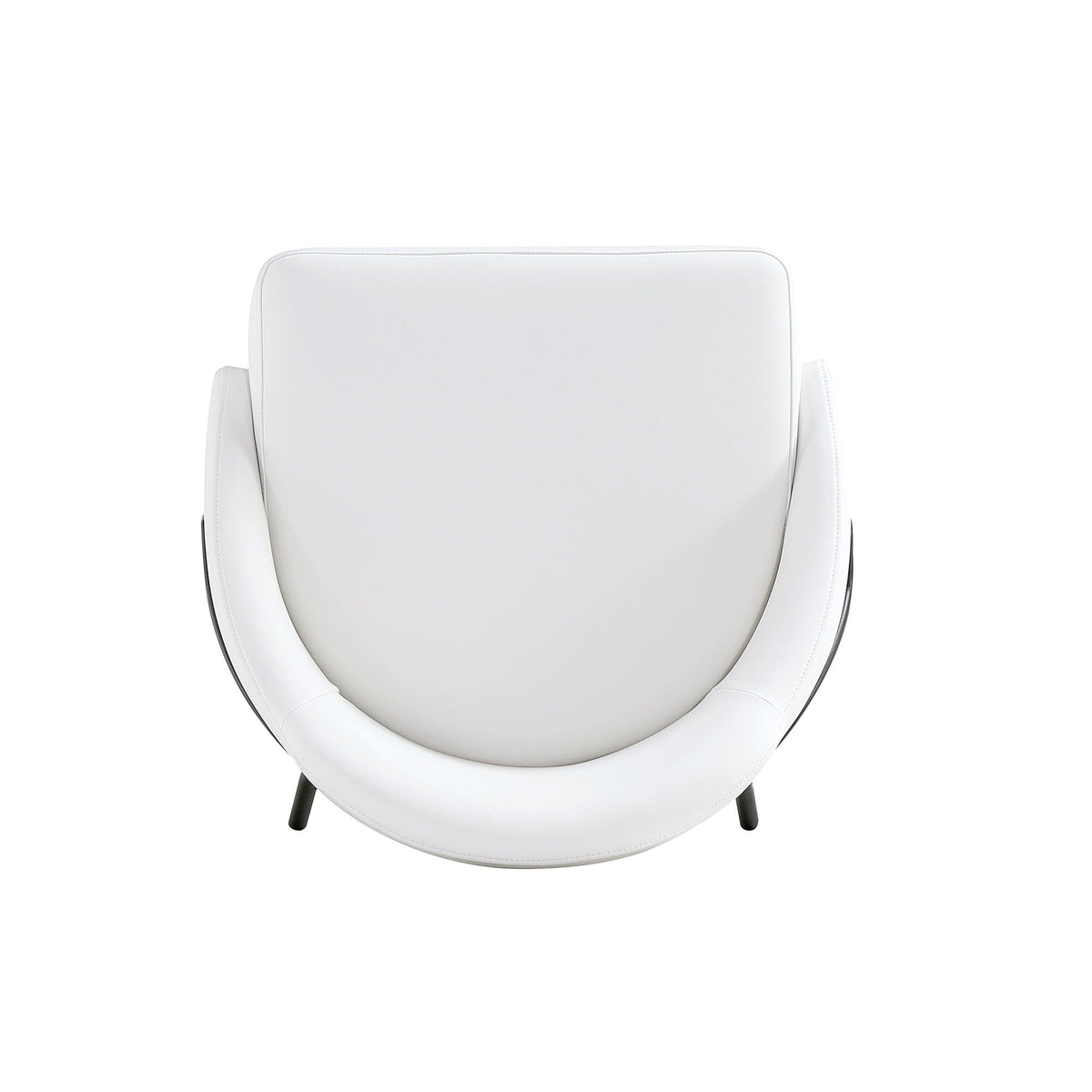 Gracie Upholstered Barstool white faux leather bar height 28-30in HouseOfZazla on Tampa Home & Garden Store