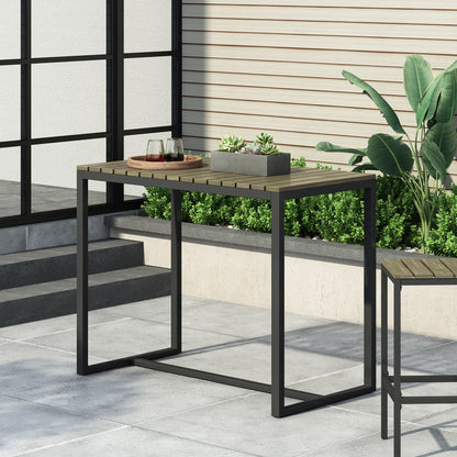 Ernesto Outdoor Acacia Bar Table for the Patio