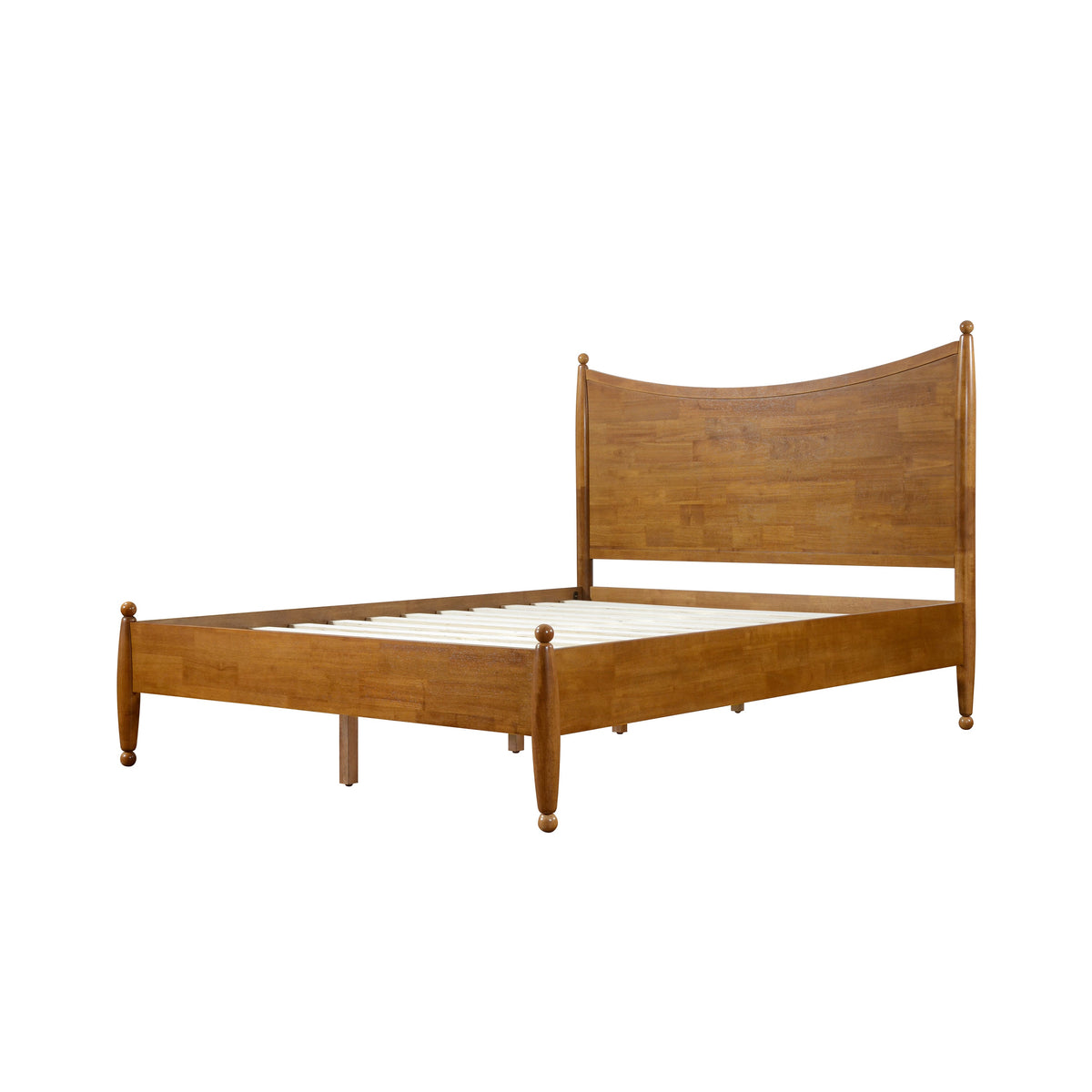 Queen Solid Wood Platform Bed and Headboard