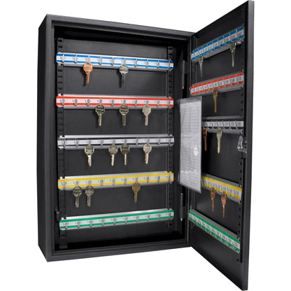 Adjustable Key Cabinet With Lock by Unique Piece Furniture with rails and numbered hooks on Tampa Home & Garden Store