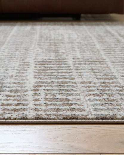 Fuadwick Rug Contemporary Stripe Area Rug