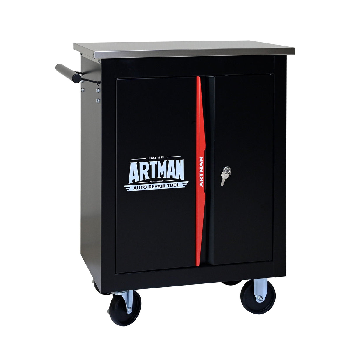 Double Door Steel Tool Cart for the Home and Shop