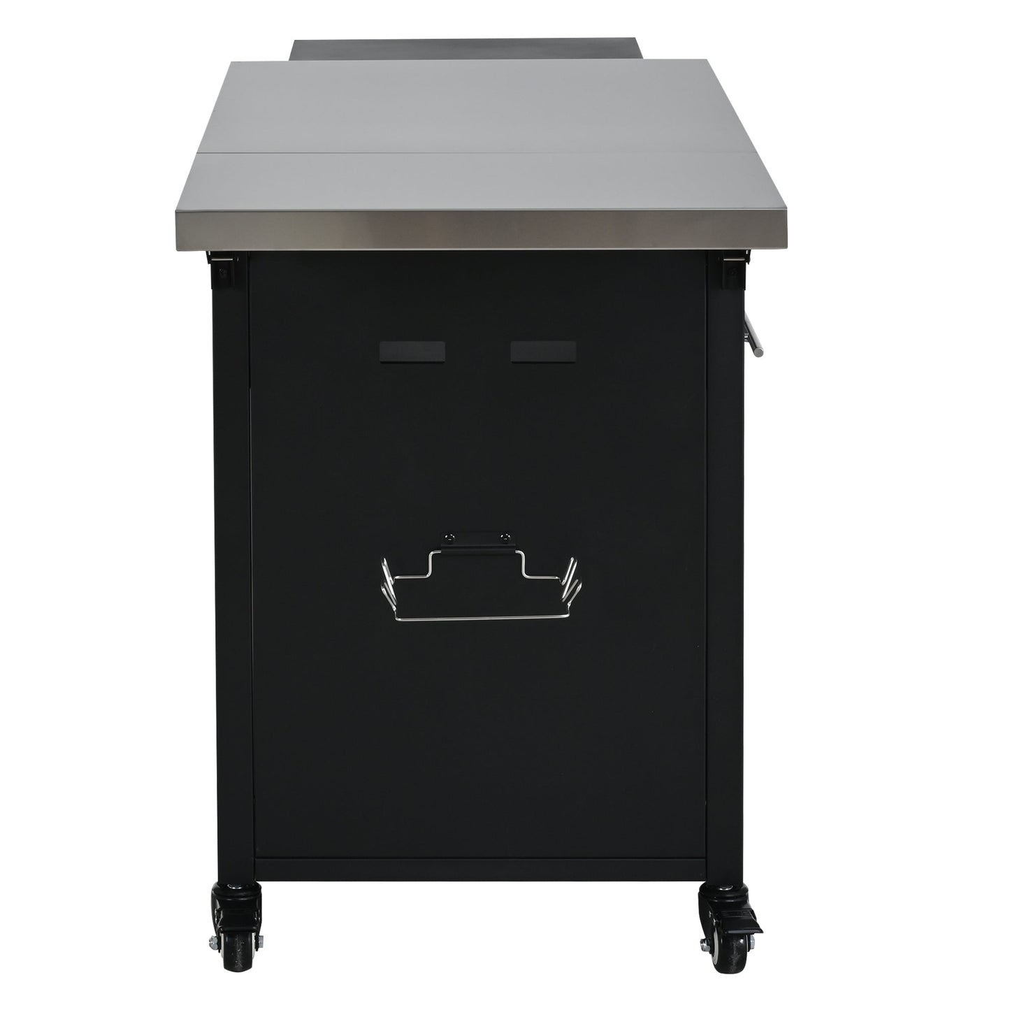Foldable Outdoor Grill Cart and Prep Table