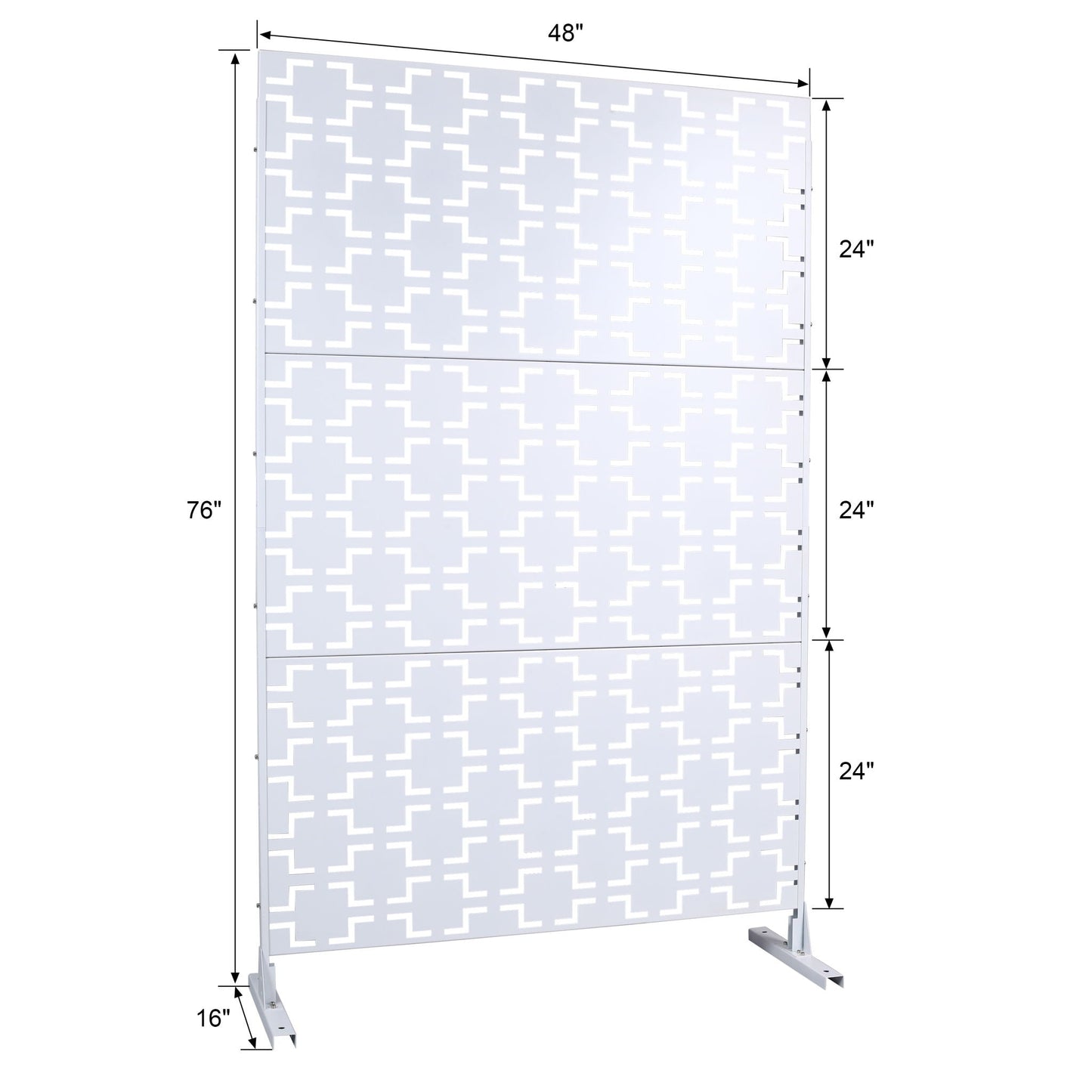 Sturdy Metal Outdoor and Indoor Privacy Screen