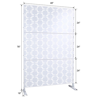 Sturdy Metal Outdoor and Indoor Privacy Screen