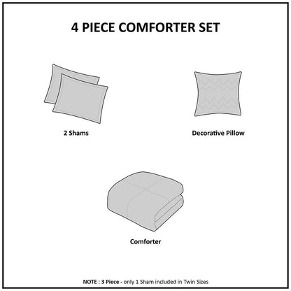 King Size Faux Fur Comforter and Pillow Set