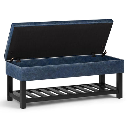 Cosmopolitan Storage Ottoman Bench Open Bottom