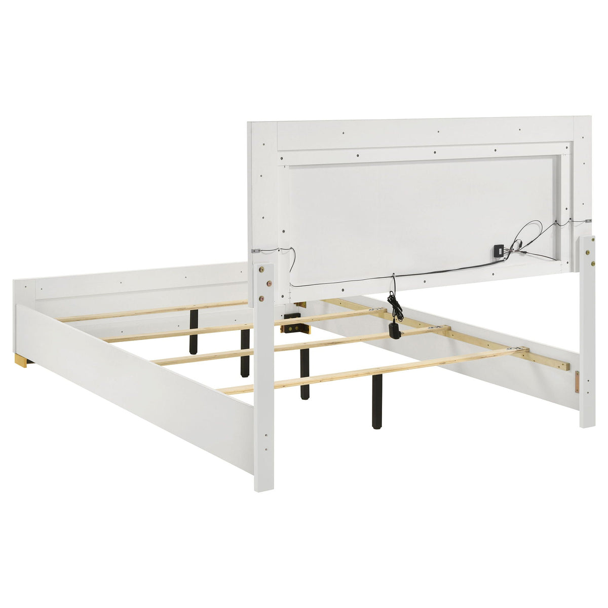Jeremiah Modern Bedroom Set and Led Headboard