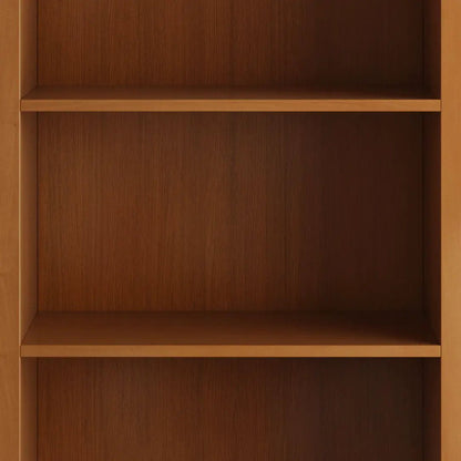 Amherst Five Shelf Bookcase Handcrafted Wood