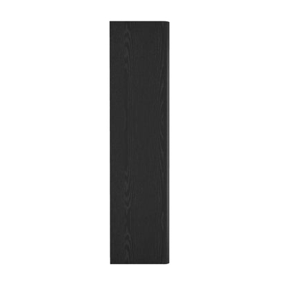 Open bookcase panel in black wood grain finish by HouseOfZazla on Tampa Home & Garden Store