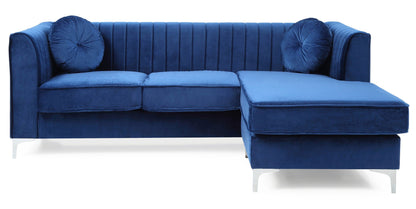 Delray Micro Suede Sofa and Chaise Lounger
